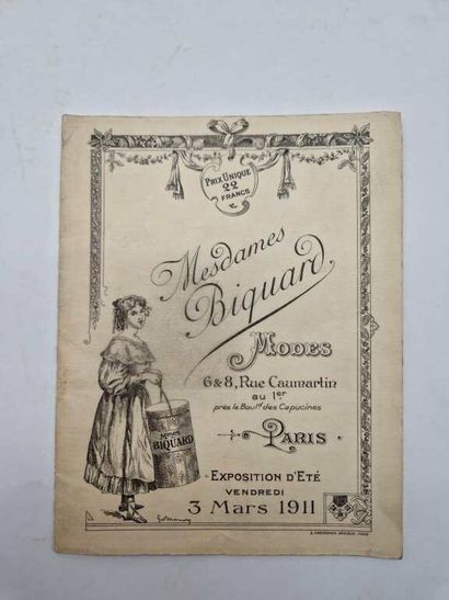 [MODE]. Mesdames Biquard. Modes. Exposition...