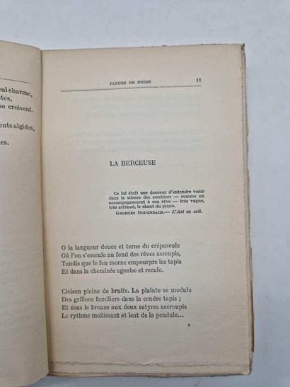 GUERIN, Charles. Premiers et derniers vers.

Paris,...