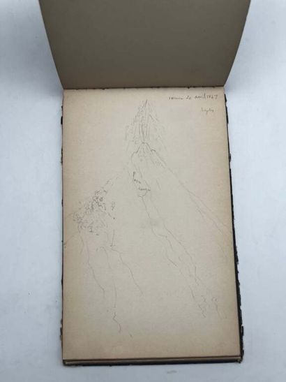 FRENCH ECOLE (19th century). Notebook of...