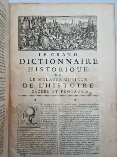 MORERI, Louis. Le Grand Dictionnaire Historique,...