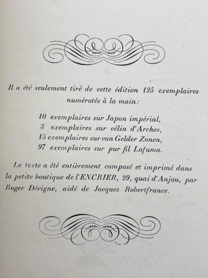 NERVAL, Gérard de. Les Cydalises et autres...
