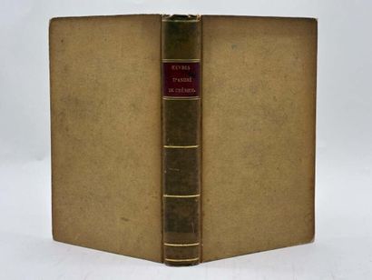 CHÉNIER, André de. Oeuvres complètes.
Published...