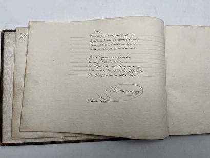 FRENCH ECOLE (19th century). Booklet of 42...