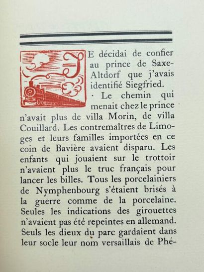 GIRAUDOUX, Jean. Berlin.
Paris, Émile-Paul...