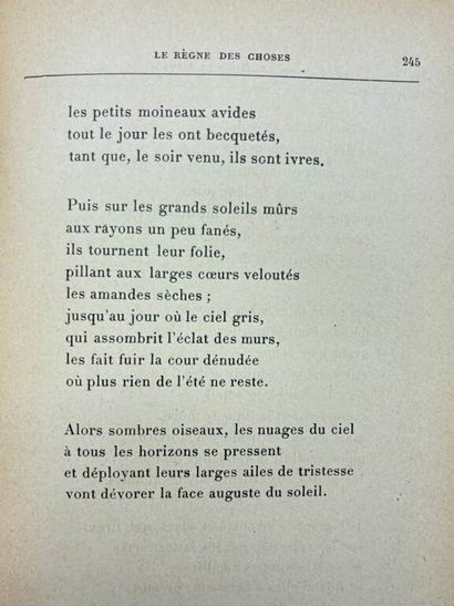 GHÉON, Henri. Les Campagnes simples: La solitude...
