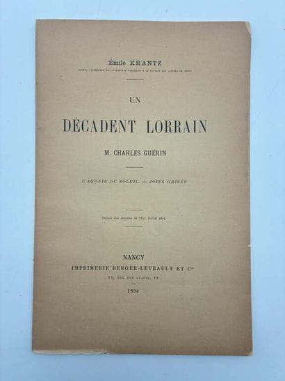 KRANTZ, Émile et BALDENNE, Fernand. Ensemble...