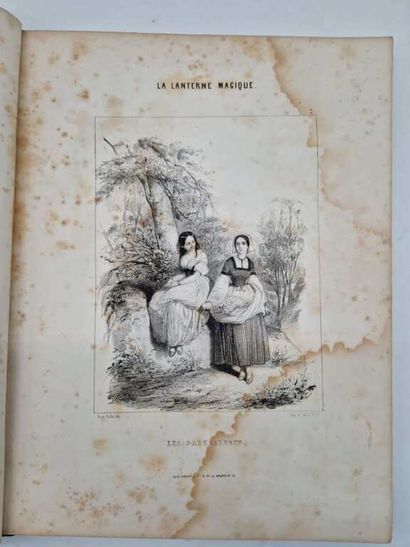 [CARICATURE]. Aubert's Magic Lantern. Curious,...