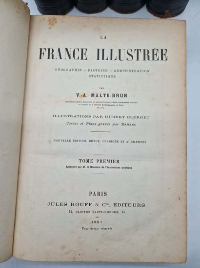 MALTE-BRUN, Victor Adolphe. La France Illustrée....