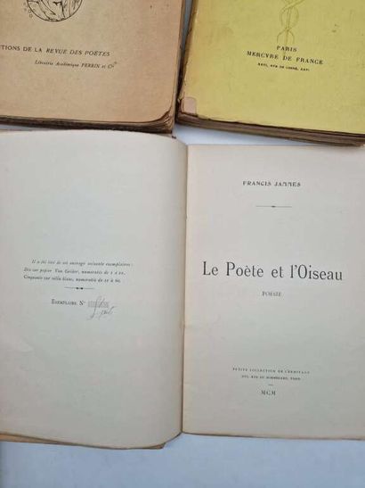 [POESIE]. Ensemble de 4 ouvrages brochés...
