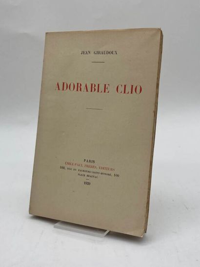 GIRAUDOUX, Jean. Adorable Clio.
Published...