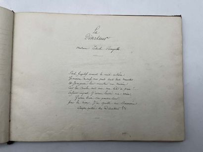 FRENCH ECOLE (19th century). Booklet of 42...