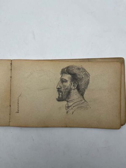 FRENCH ECOLE (19th century). Booklet of 53...