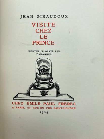 GIRAUDOUX, Jean. Berlin.
Paris, Émile-Paul...