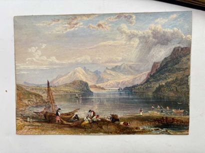 FRENCH ECOLE (19th century). A notebook of...
