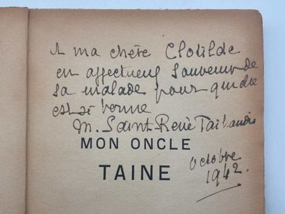 TAILLANDIER, Saint-René. Ensemble de deux...