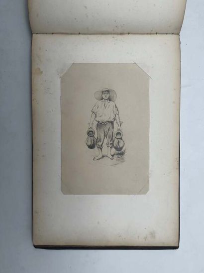 FRENCH ECOLE (19th century). Booklet of 20...