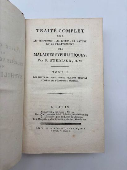 SWEDIAUER, François-Xavier. Traité complet...