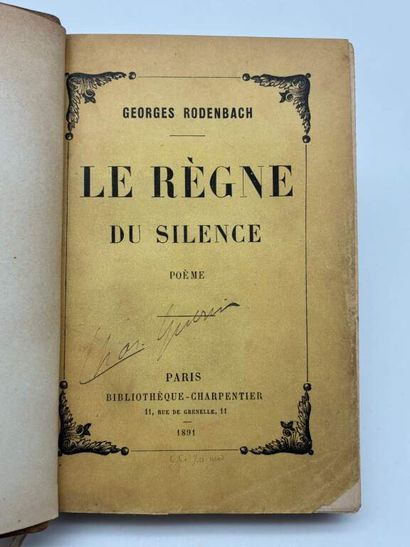RODENBACH, Georges. Le Règne du Silence.

Edité...