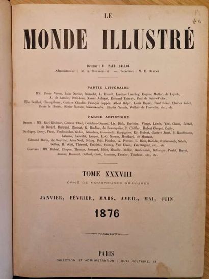 [REVUE]. Le Monde Illustré. Tomes XXXVIII...
