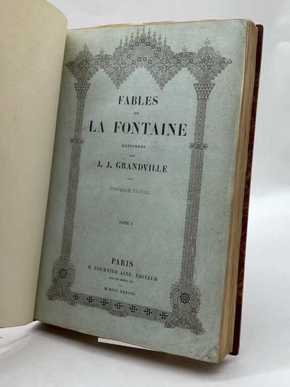 LA FONTAINE, Jean de et GRANDVILLE, Jean-Jacques....