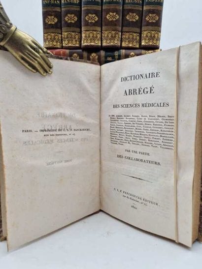 [MEDECINE]. Dictionaire (sic) Abrégé des...