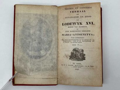 [LOUIS XVI]. Treurig en uitvoerig verhaal...