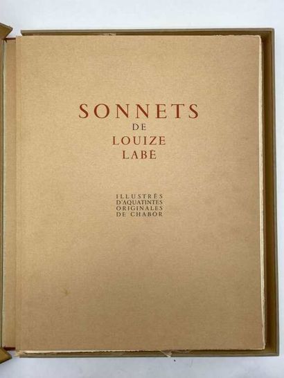 LABE, Louise. Sonnets.
Edité à Paris, 