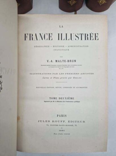 MALTE-BRUN, Victor Adolphe. La France Illustrée....