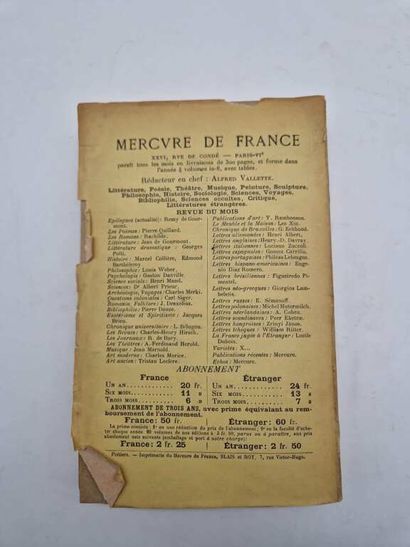 GUERIN, Charles. Le Semeur de Cendres. 1898-1900.

Paris,...