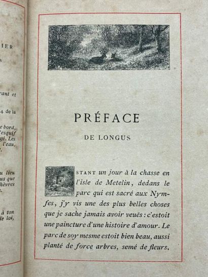 LONGUS. Daphnis et Chloé. Traduction d'Amyot.
Edité...