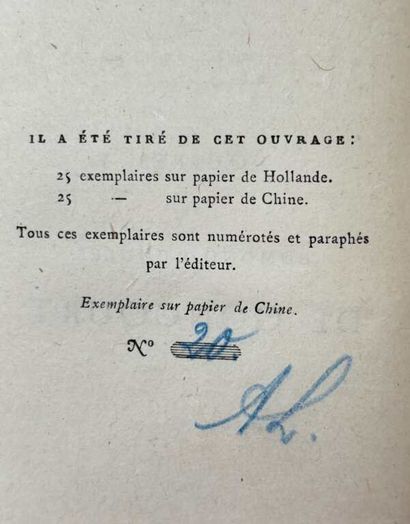 GONCOURT, Edmond et Jules de. 5 novels by...