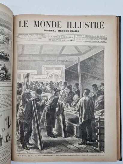 [REVUE]. Le Monde Illustré. Tomes XXXVIII...