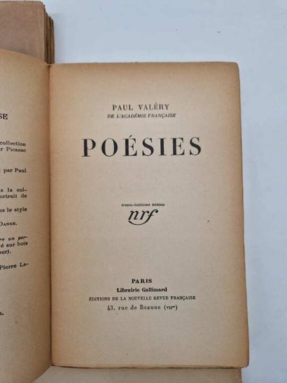 [POESIE]. Ensemble de 6 ouvrages de poésie...