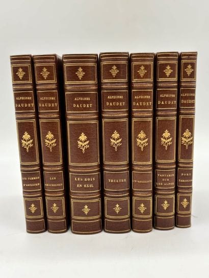 DAUDET, Alphonse. 7 novels and plays by Alphonse...