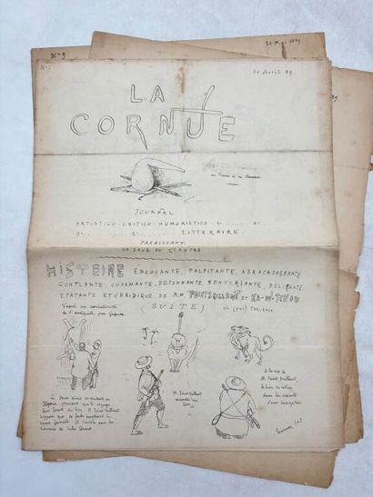 [PRESSE SATIRIQUE]. GUGUSSE. La Cornue. Journal...