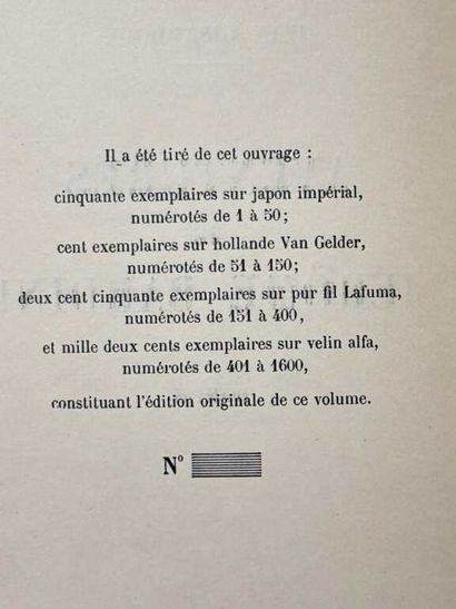 GIRAUDOUX, Jean. 4 novels, including on Japon...
