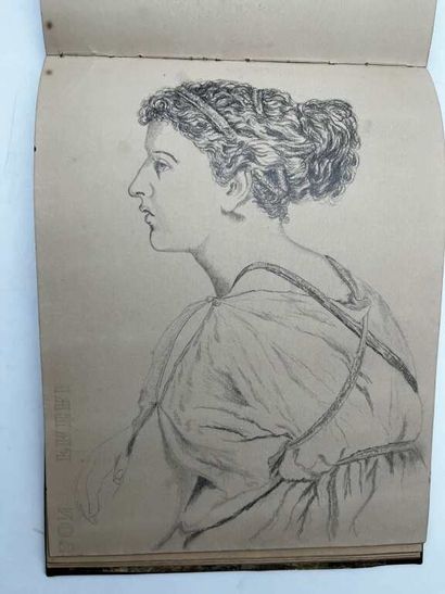 FRENCH ECOLE (19th century). Booklet of 36...