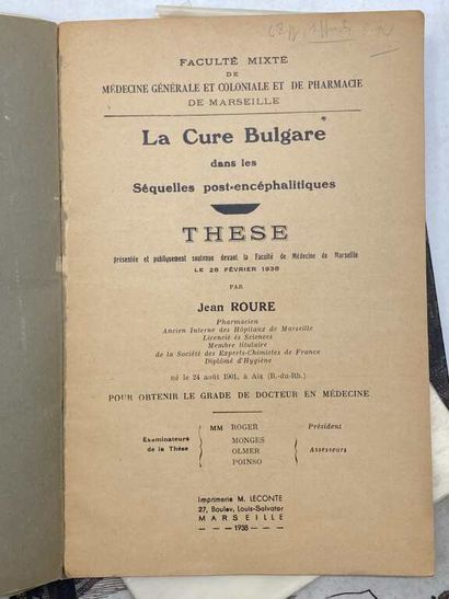 [THERMAL WATERS]. Set of five works dealing...