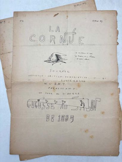[PRESSE SATIRIQUE]. GUGUSSE. La Cornue. Journal...