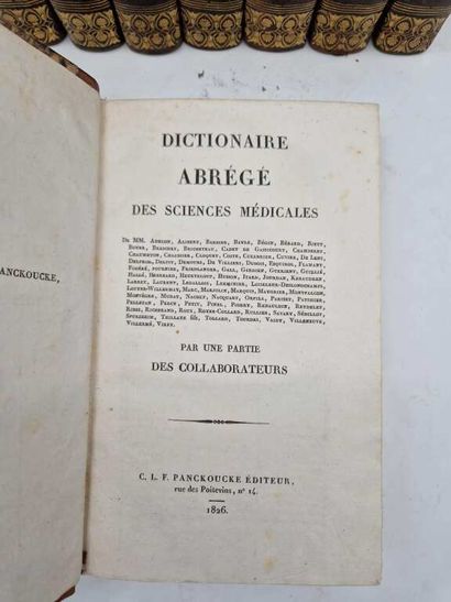 [MEDECINE]. Dictionaire (sic) Abrégé des...