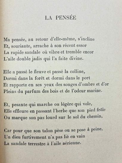 RÉGNIER, Henri de. Les Médailles d'argile...