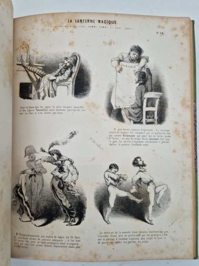 [CARICATURE]. Aubert's Magic Lantern. Curious,...