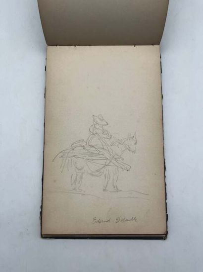 FRENCH ECOLE (19th century). Notebook of...