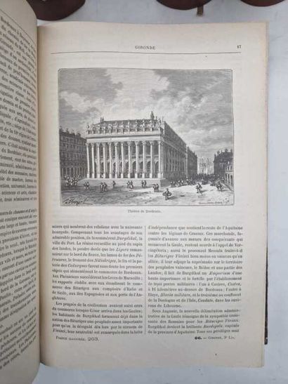 MALTE-BRUN, Victor Adolphe. La France Illustrée....