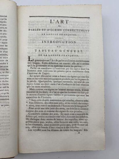 LÉVIZAC, Jean-Pons-Victor Lecoutz de. Grammaire...