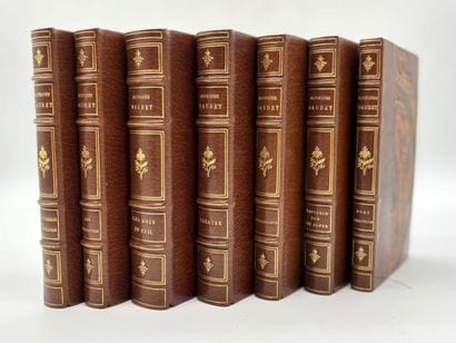 DAUDET, Alphonse. 7 novels and plays by Alphonse...