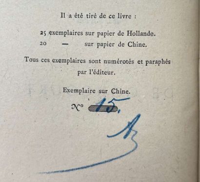 GONCOURT, Edmond et Jules de. 5 novels by...