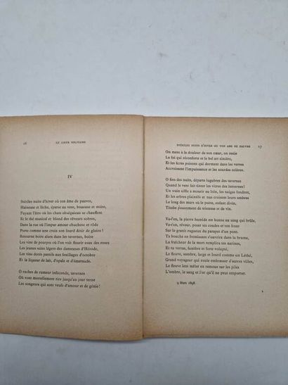 GUERIN, Charles. Le Cœur Solitaire.

Paris,...