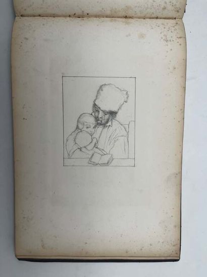 FRENCH ECOLE (19th century). Booklet of 20...