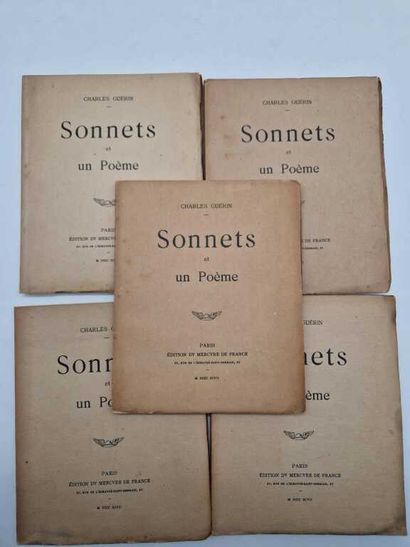 GUERIN, Charles. Sonnets et un Poème.

Paris,...